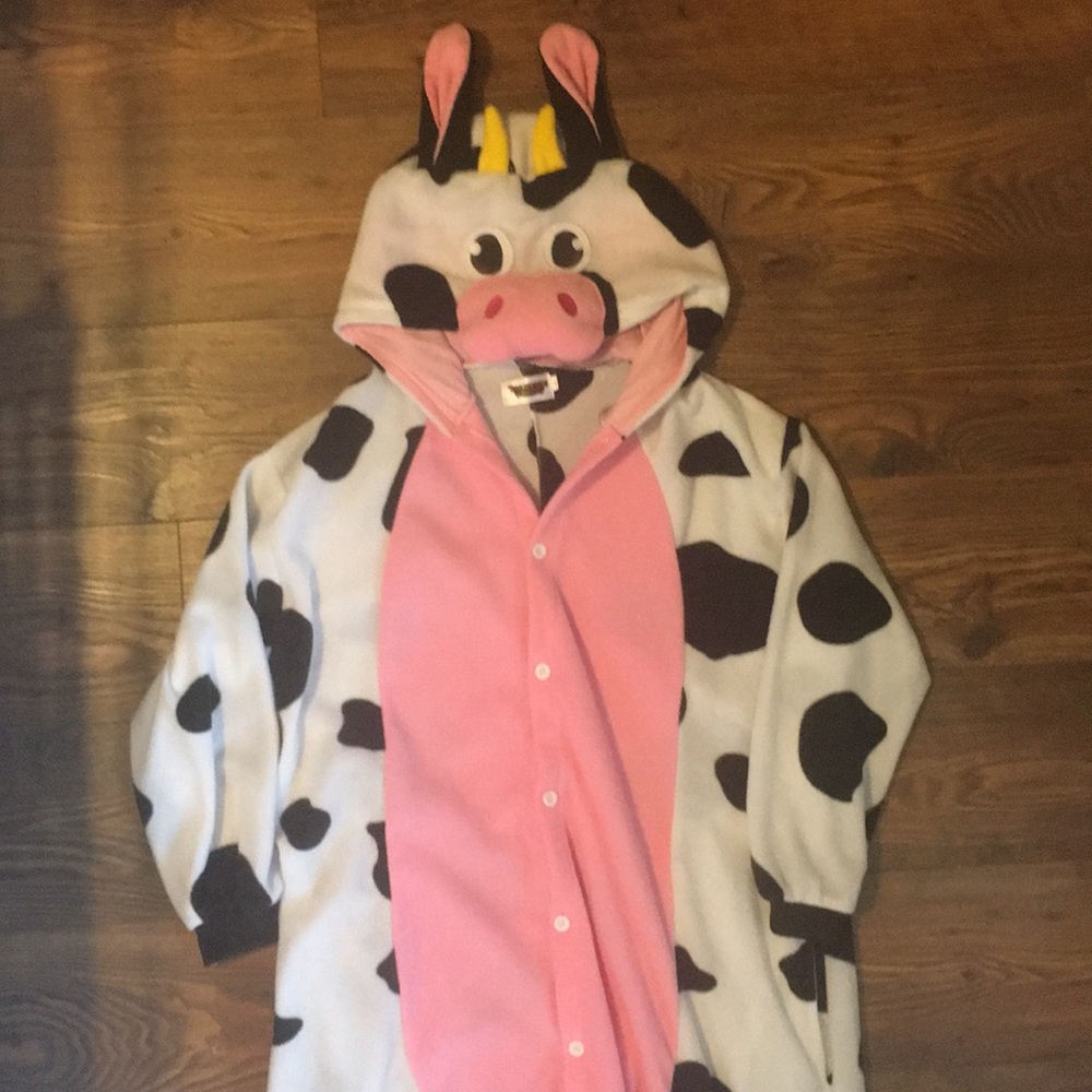 Adult Hooded Cow Onesie